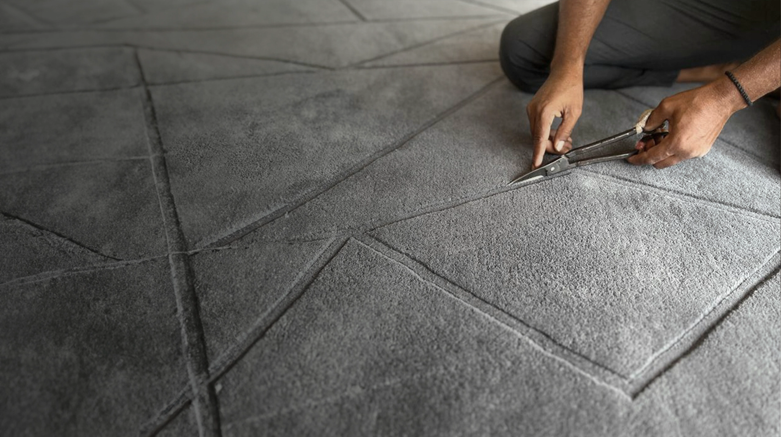 Il lusso ai tuoi piedi. <br>Tappeti su misura <br> per ogni spazio e progetto.