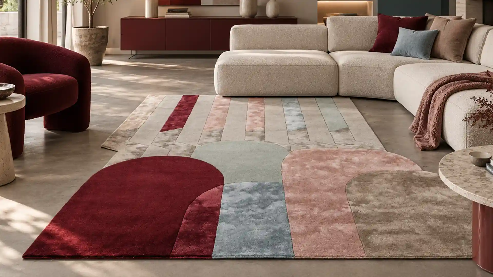 I tappeti moderni colorati, nuovi protagonisti dell'interior