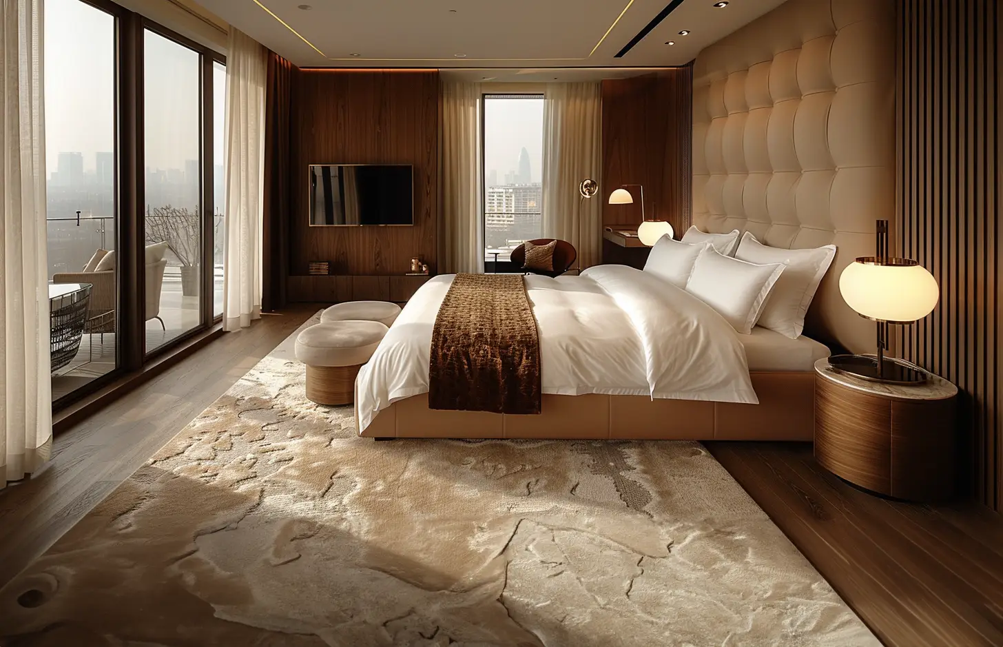 Fornitura di tappeti di lusso personalizzati per Contract e Hospitality.
