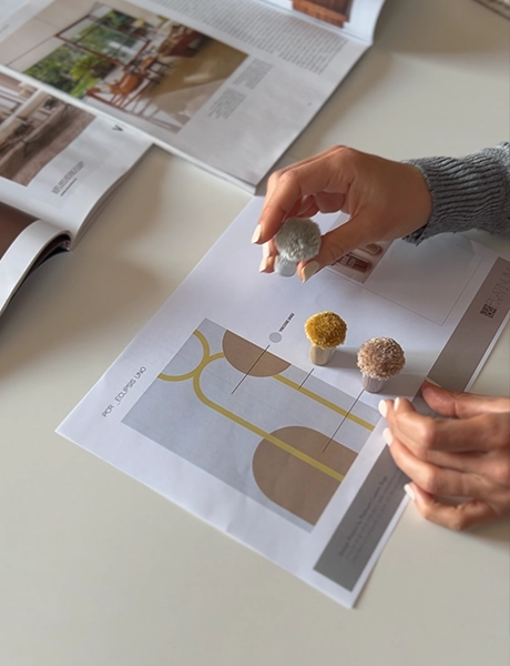 Choose your style and start designing a custom made rug.