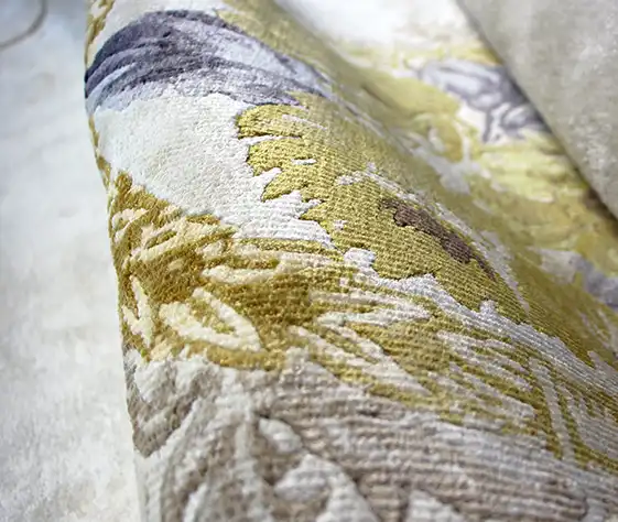 Hand-knotted rug, tradition at home.