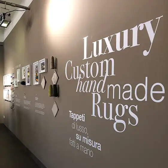 An creative oasis for professionals in search of luxury rugs.