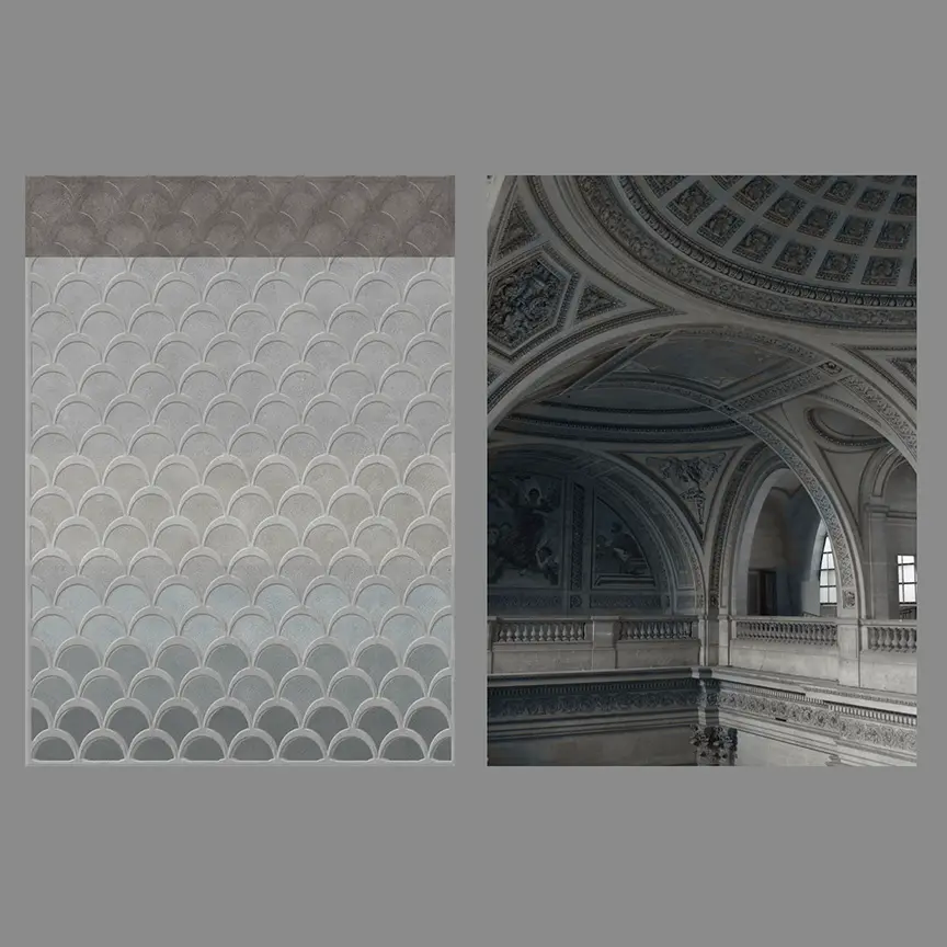 Tappeto Contemporaneo su Misura con Design Geometrico