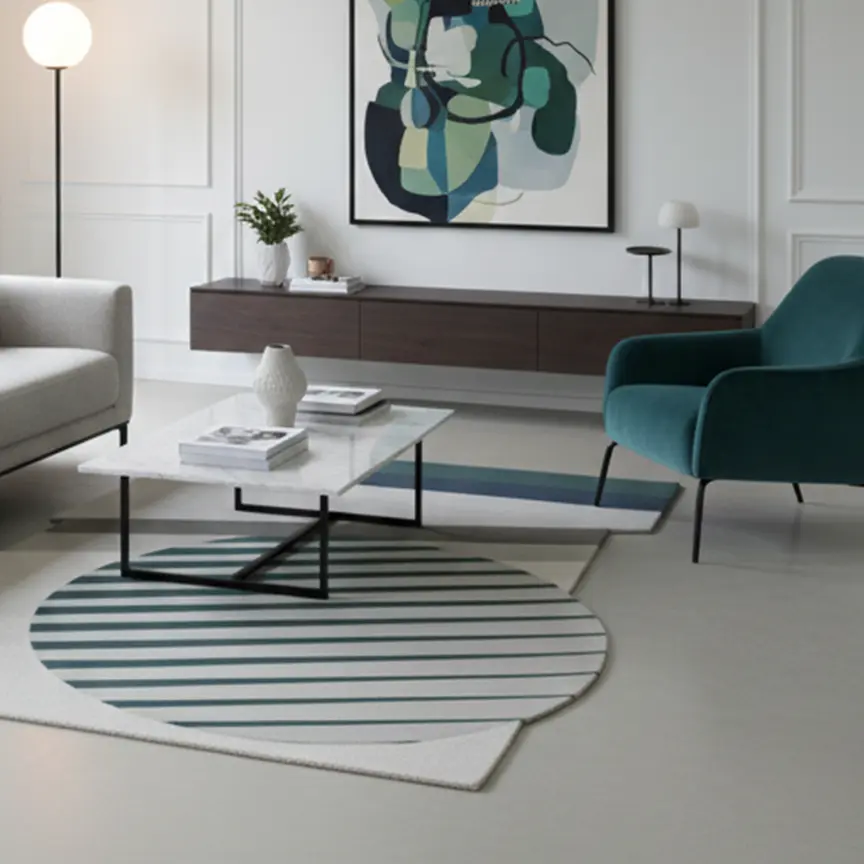 Irregular Shaped Rug