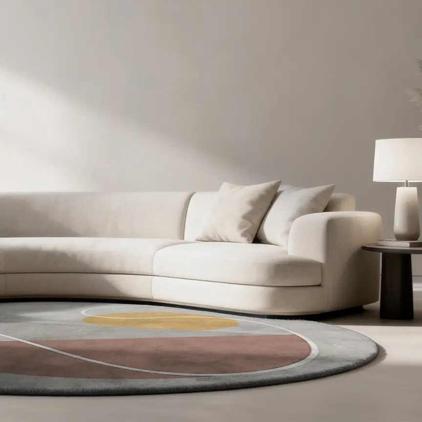 Tappeto irregolare astratto: stile distinto per il tuo ambiente